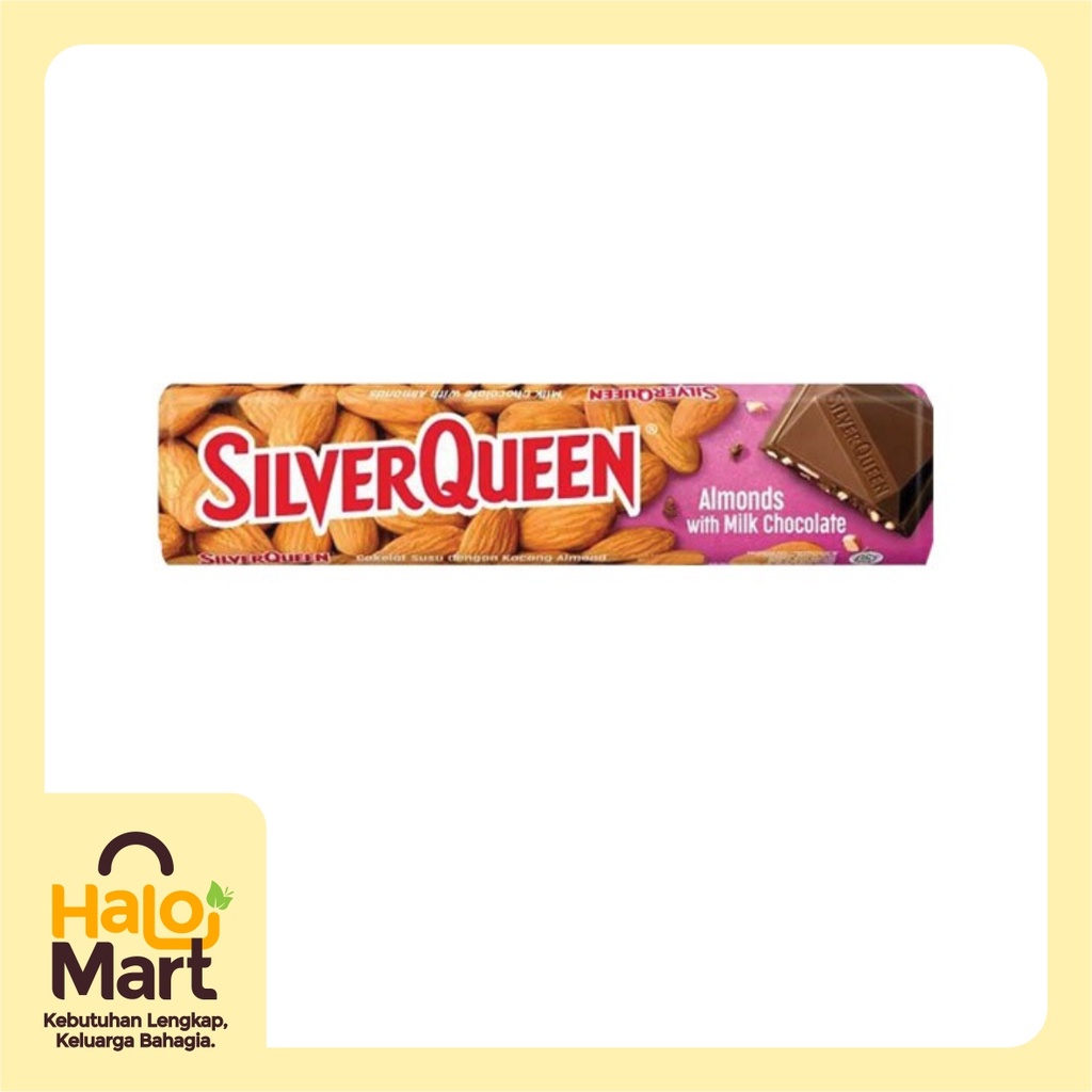 SilverQueen Almond Cokelat 58gr