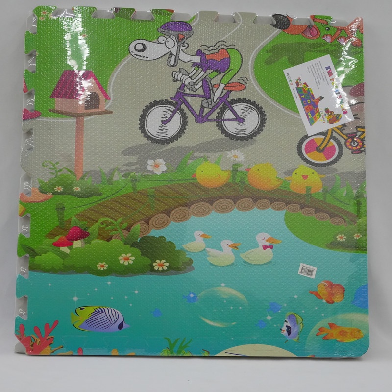 Playmate Bayi Karpet Lipat Playmat Matras Tebal Motif Hewan/Matras Bayi Foam