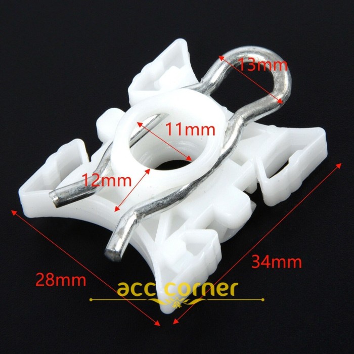 klip penjepit klip kaca regulator power window BMW e36 e34