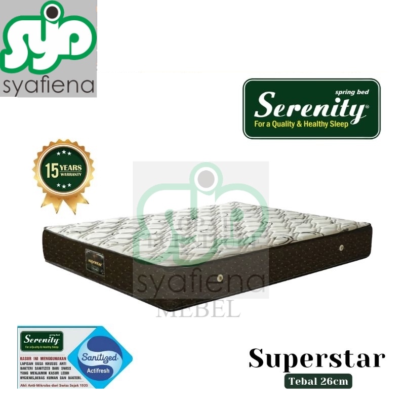 MURAH Springbed Elit Serenity Springbed Serenity Superstar No.2 Kasur Murah cirebon tegal pekalongan