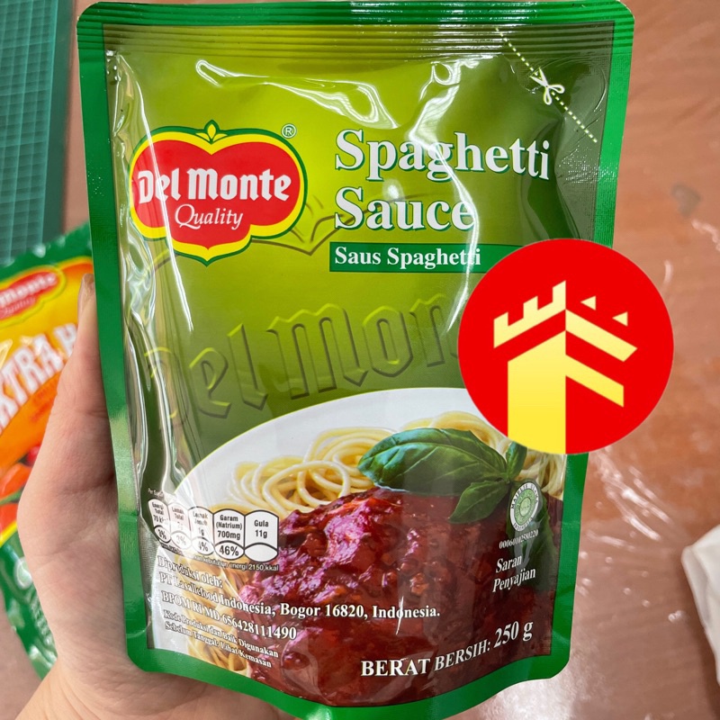 

DELMONTE SPAGHETTI SAUCE 250 GR SAUS SPAGHETTI 250 GR