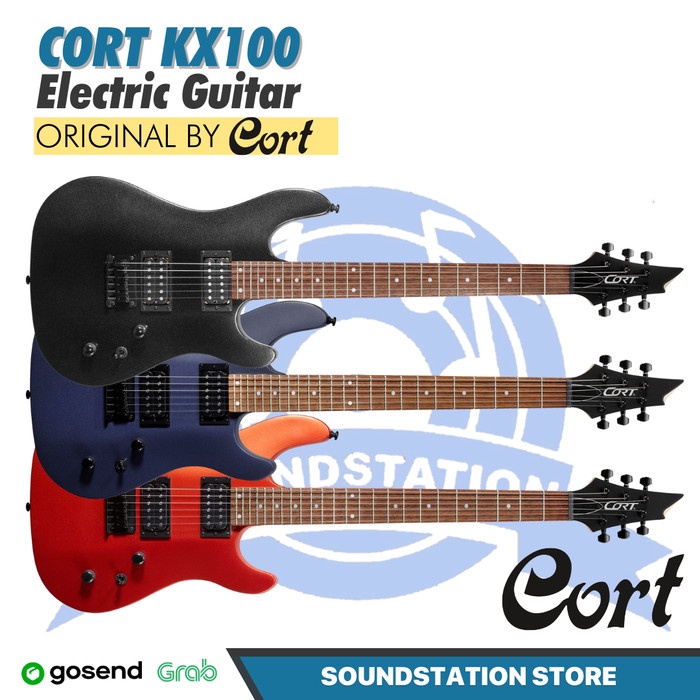 Cort KX100 Electric Guitar - Gitar Elektrik Original
