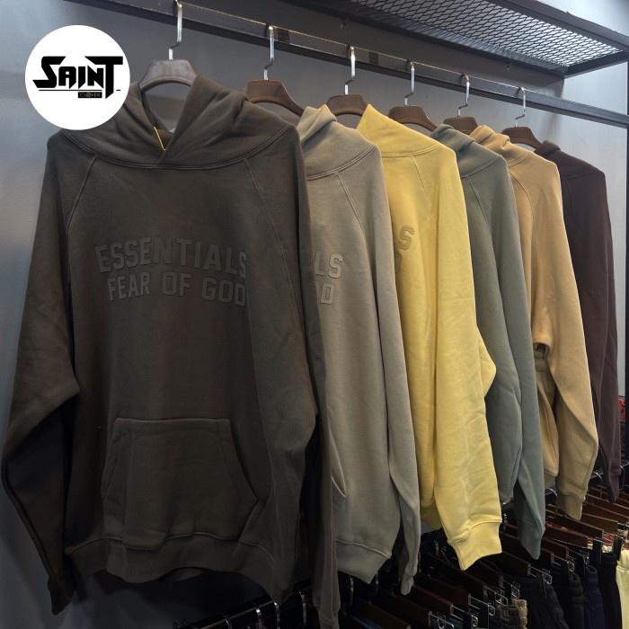 ✨BISA COD✨ -SWEATER HOODIE PRIA ESSENTIALS F O G 3D LOGO PM FG-H6203 Sweater Premium  Sweater Keren 