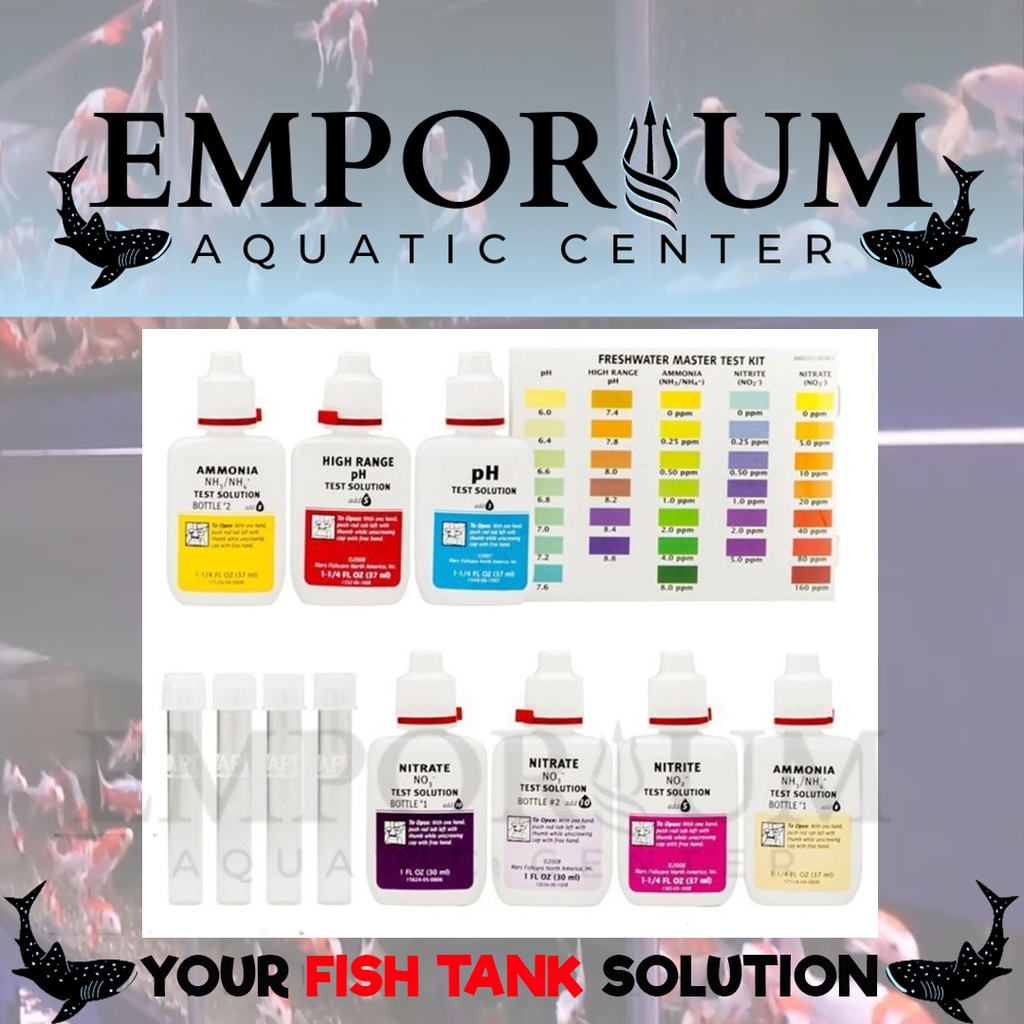Alat Test Kit Aquarium Ikan Air Tawar - API freshwater Master test kit