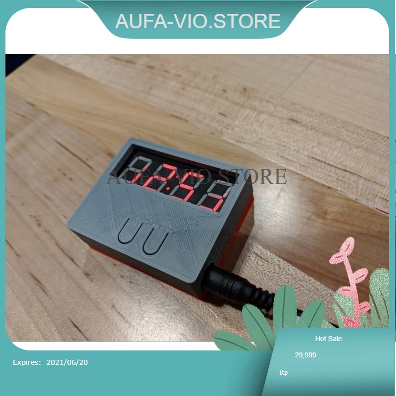 Kesing plastik buat kit jam digital mini