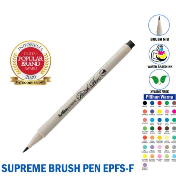 

Artline Brushpen Supreme Fine SATUAN PART 1 - Brush pen