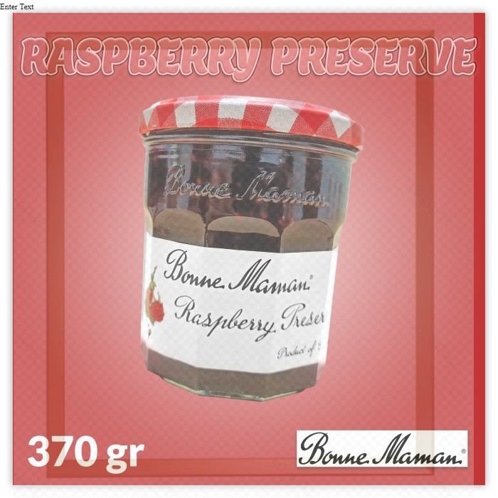 

Bonne Maman Raspberry Jam - 370 gr Lh