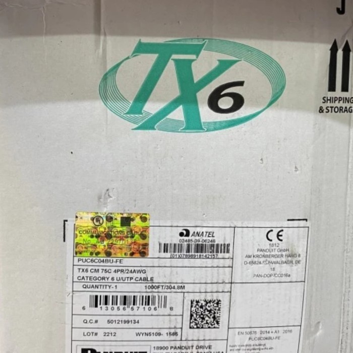 kabel utp tx6 panduit 305meter