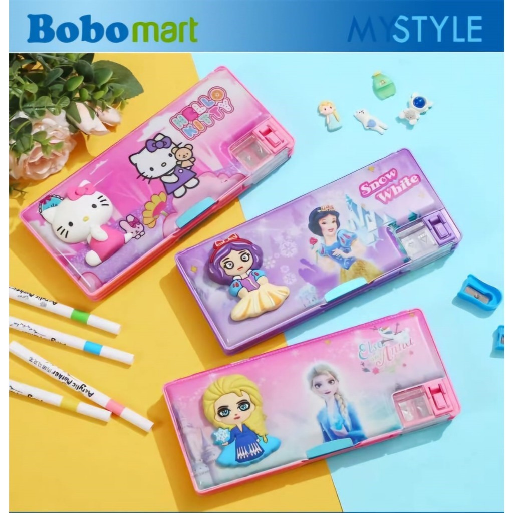 

KOTAK PENSIL KARAKTER BC-813 TIMBUL MAGNET 2 SISI BOLAK BALIK TEMPAT PENSIL MURAH