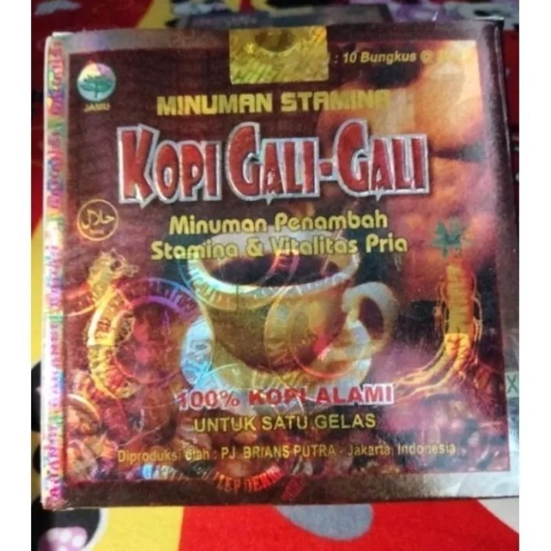 

GALI - GALI / KOPI GALI GALI ORIGINAL INSTAN COFFEE SIAP SEDUH LELAKI KopiGaliGali Kopi Bubuk Asli Pria 1 Box