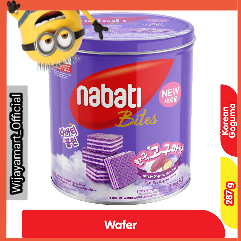 

nabati Wafer Korean Goguma Kaleng 287 g