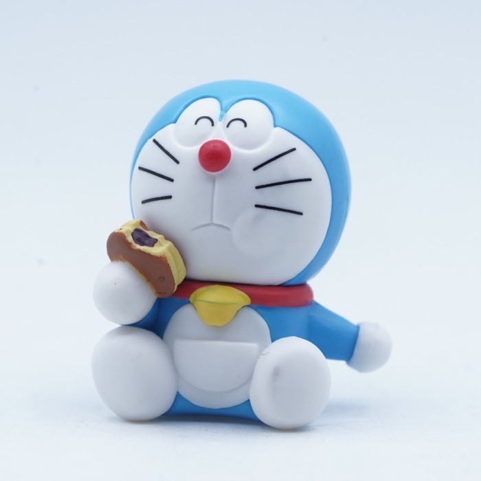 Doraemon Eat Dorayaki Fujiko F Fujio Character Series PVC Figures Series Action Figure Mainan Lucu K