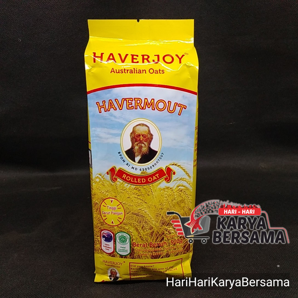 

HAVERJOY AUSTRALIAN OATS HAVERMOUT ROLLED OAT POUCH 500GR