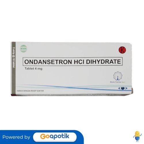 Ondansetron Hcl Dihydrate Mulia 4 Mg Box 50 Tablet