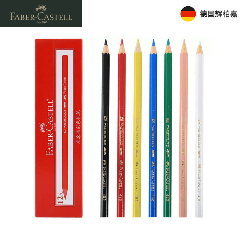 

12pcs Faber Castell Oily Color Pencil Set Single Color Drawing Sketching Pencil Colored School Supplies Colores Profesionales