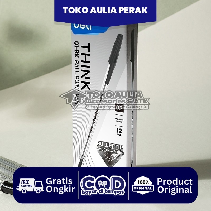

PULPEN DELI MODEL THINK Q1-BK & Q1-BL TERMURAH