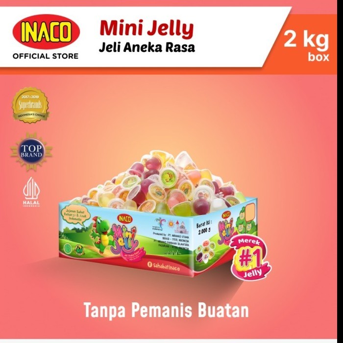 

READY STOCK!!! INACO Mini jelly Aneka Rasa 2 kg