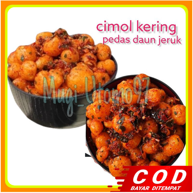 

cimol kering pedas daun jeruk 1kg /emplod/endog lewo