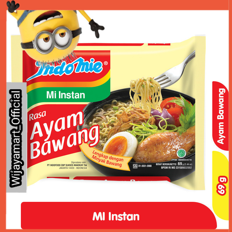 

Indomie Mi Instan Ayam Bawang 69 g