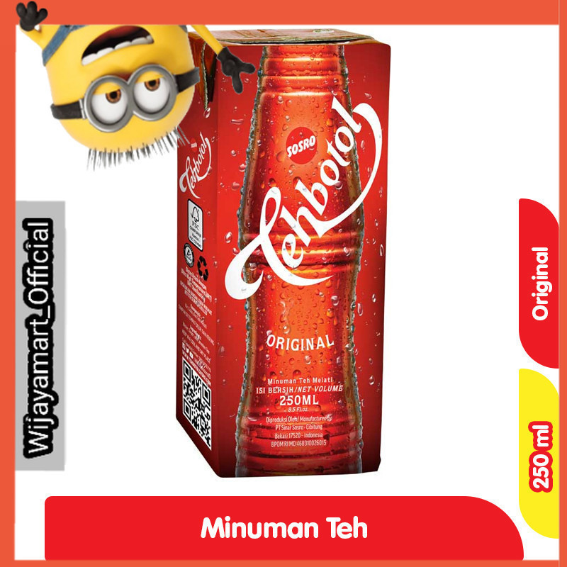 

Tehbotol Sosro Minuman Teh Original 250 ml