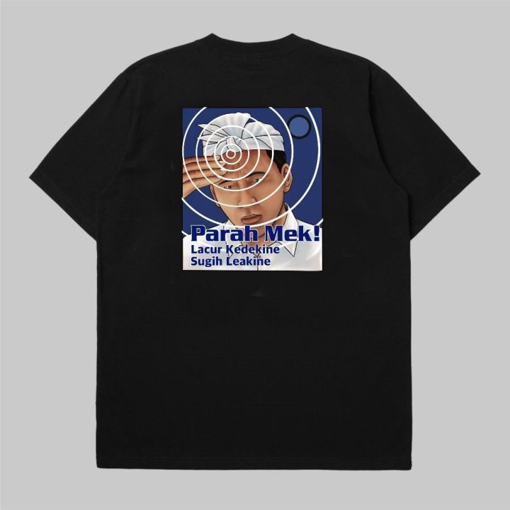 【COD】 T-Shirt Kaos Pria Lacur Kedekine Cotton Tees Unisex Pria dan Wanita slim fit