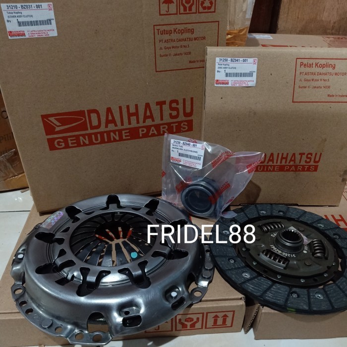 kampas kopling set Daihatsu Agya Ayla 1000CC