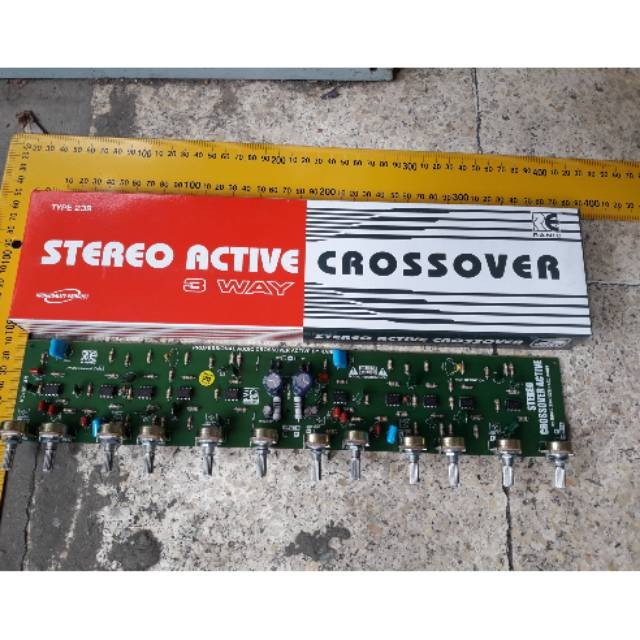 Kit audio crossover 3 way rakitan sound system audio elektronik ampli rakitan
