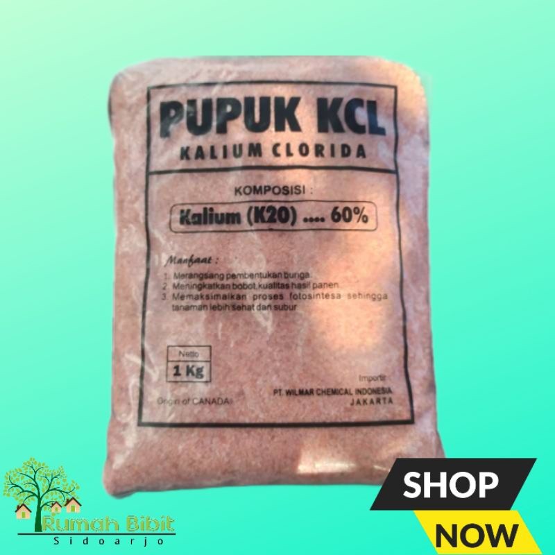 Pupuk KCL Kalium Klorida 1kg