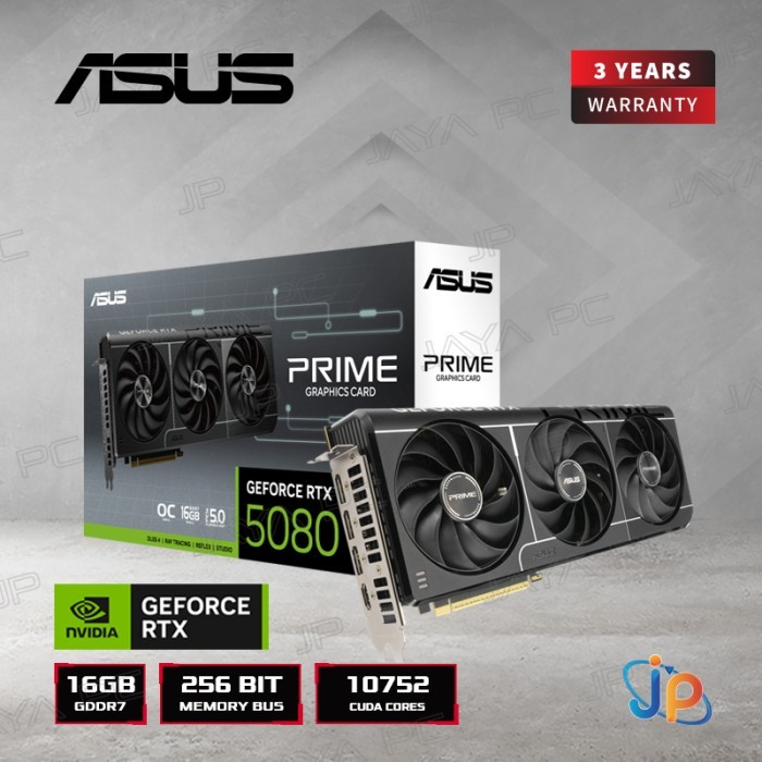 VGA Asus Prime GeForce RTX 5080 OC 16GB - 16 GB GDDR7