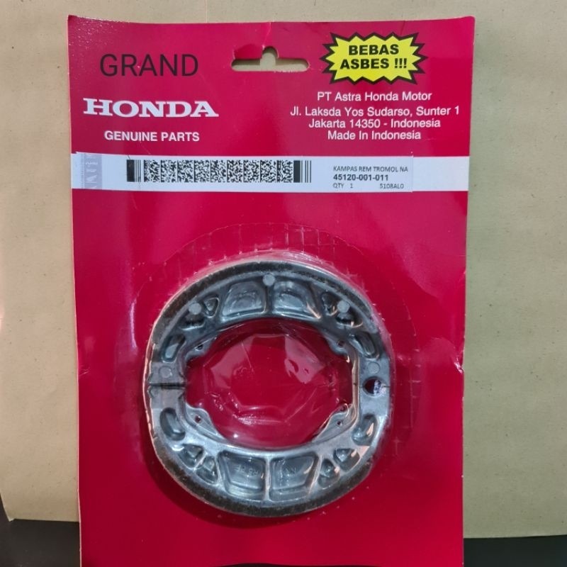 Kampas Rem Grand Supra X Kampas Rem Tromol Belakang Grand Supra X