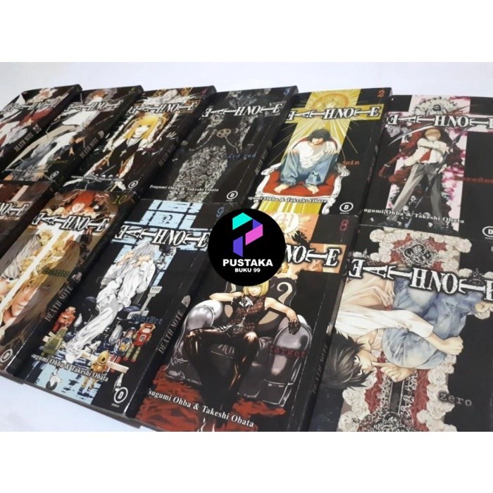 Death Note Vol. 1-12 Collection komik Eng