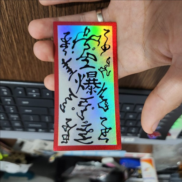 

Sticker Hologram Anime Besar - PSH1496 - Naruto - Paper Bomb