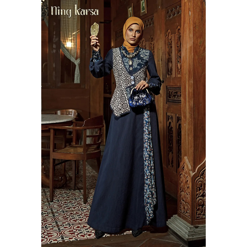 TUNEECA Gamis Karsa Batara // Gamis Batik // Mewah // Berkelas