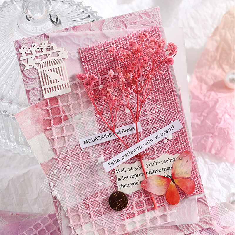 

Mr. Paper 6Style 15Pcs/bag Colorful Material Paper DIY Handbook Material Decoration Scrapbook Album Photo Frame