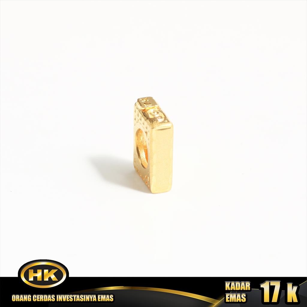 HK Mustika Gold - Liontin Emas 17K - Huruf I
