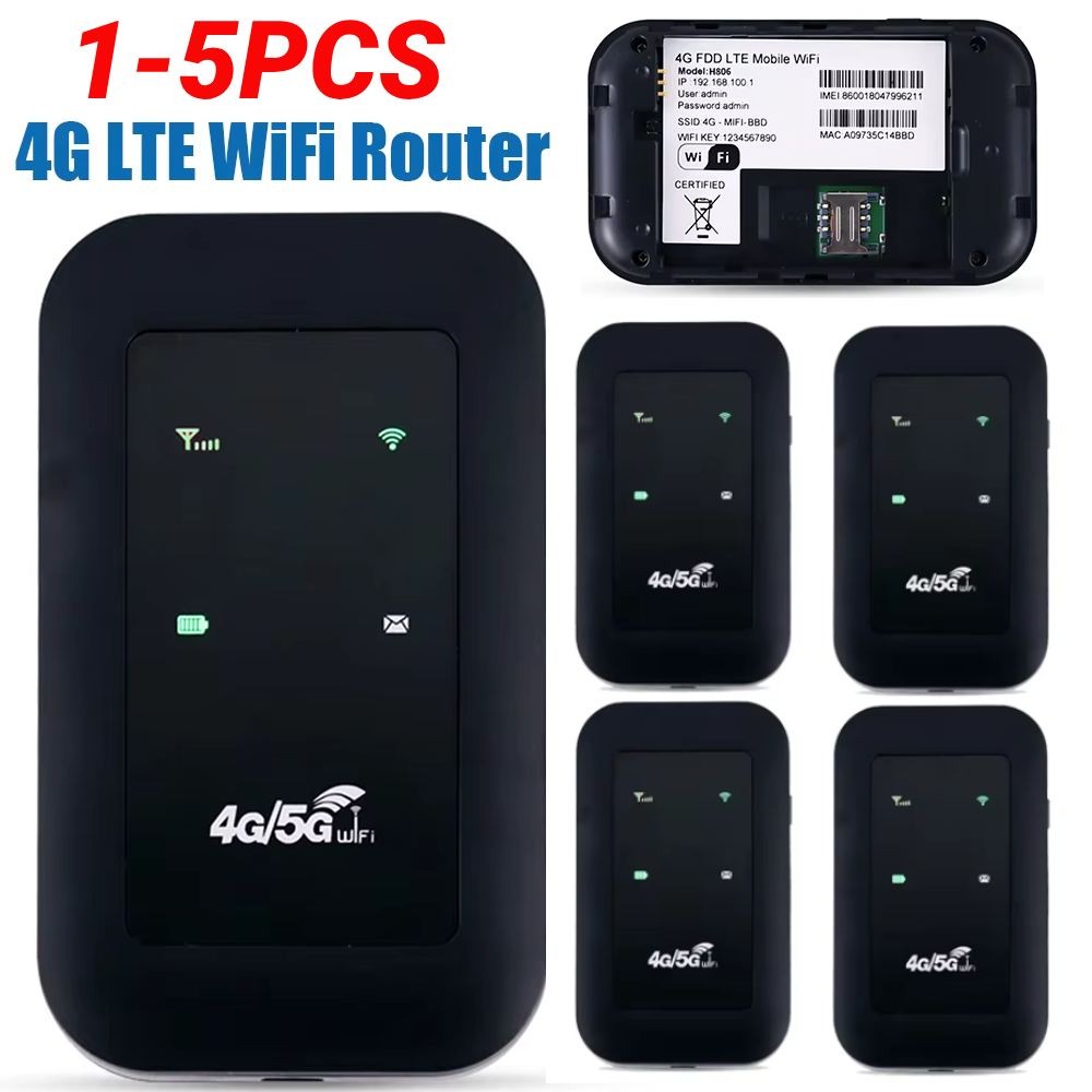 1-5 PCS WiFi Repeater 4G LTE Router Amplifier Network Extender Adaptor Modem Dongle 150M