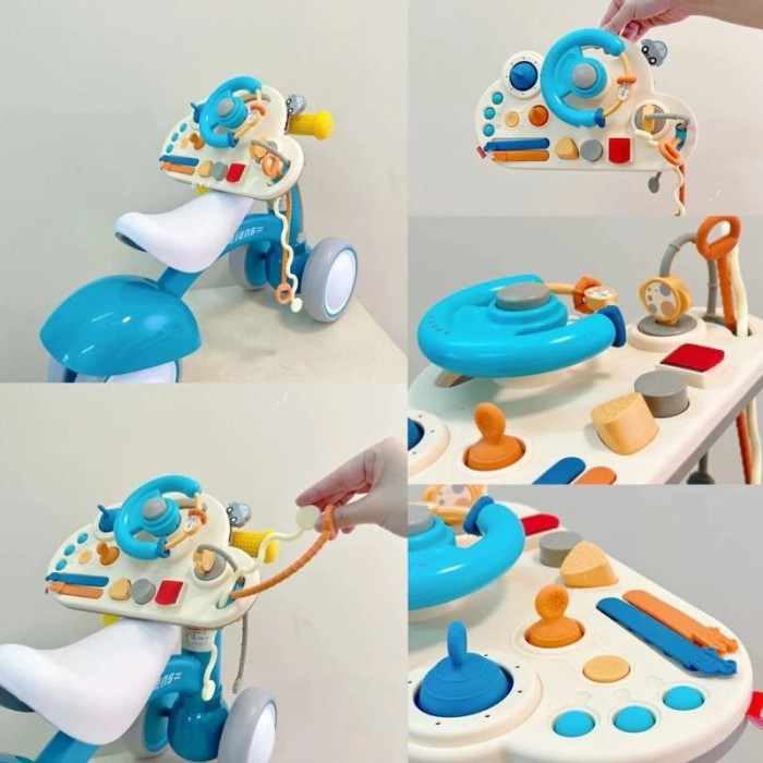 Mainan anak setir anak children steeriwheel mainan stroller busy board life skill mainan setir mobil