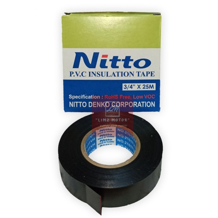 

JUAL Isolasi Nitto P.V.C Insulation Tape 25 Meter 3-4 BEST SELLER