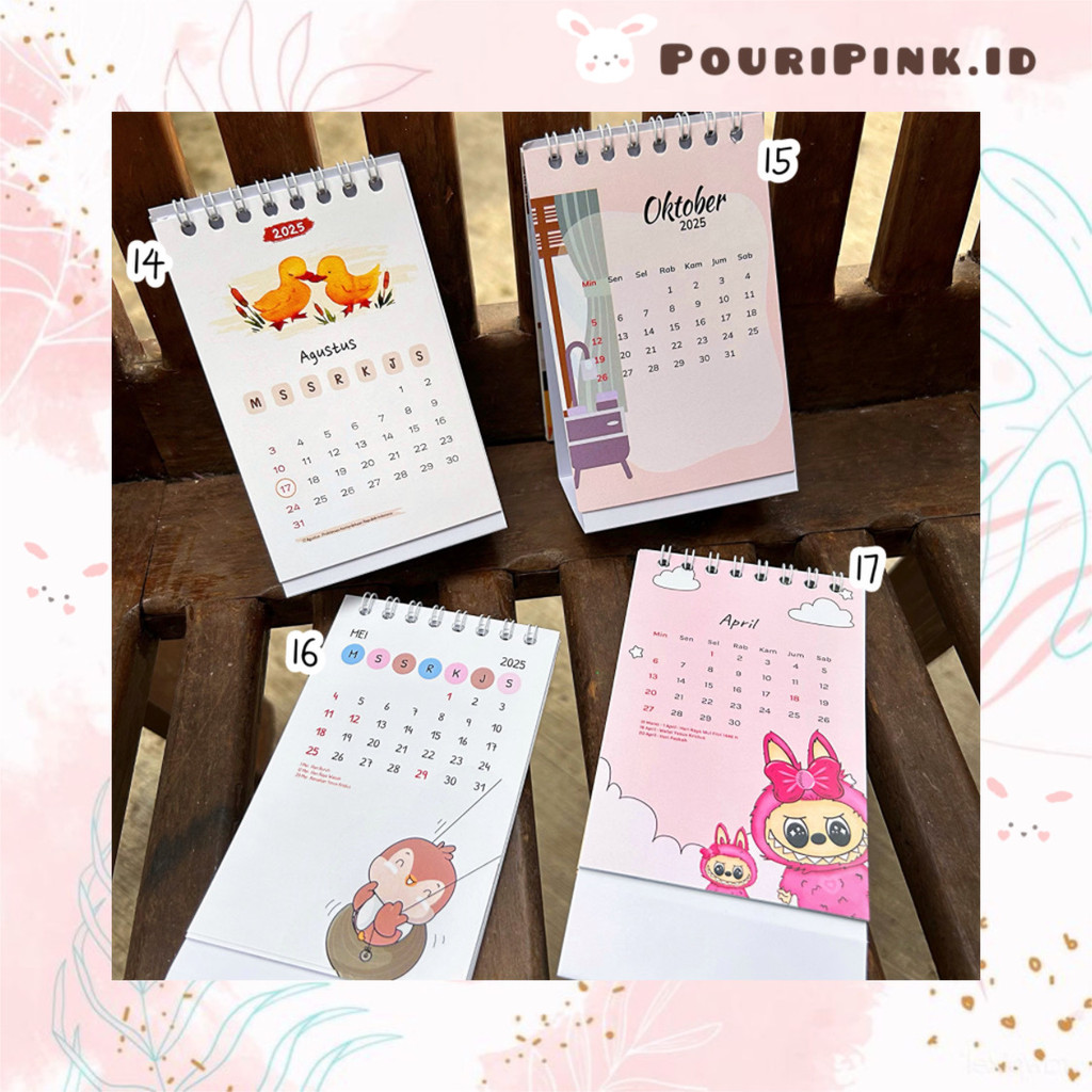 

PART 2 Kalender Meja Kecil 2025 Karakter Labubuu Animal Home Aesthetic Calender Duduk New Year Korea Aksesoris Stationery Sekolah Kantor Office Deco Decoration Hiasan Meja Anak Lucu Atk Banjar Mtp Martapura PouriPink.id