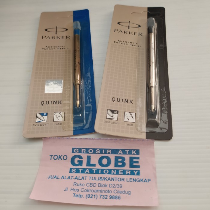 

Authentic Parker refil (refil pen parker ball paint M 1.0,dan F 0.8mm)