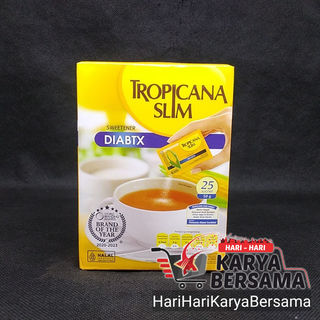 

TROPICANA SLIM SWEETENER DIABTX 25'S