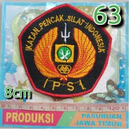 Bordir Badge Bed Bet Bordir Logo Pencak Silat IPSI Persinas ASAD Kera Sakti IKSPI Ragajati Banjarneg