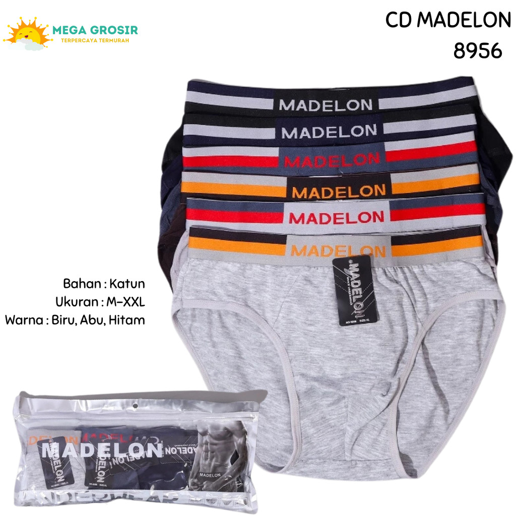 Celana Dalam Pria MADELON 8956 / CD Pria cowok / Pakaian Dalam Pria Madelon - M