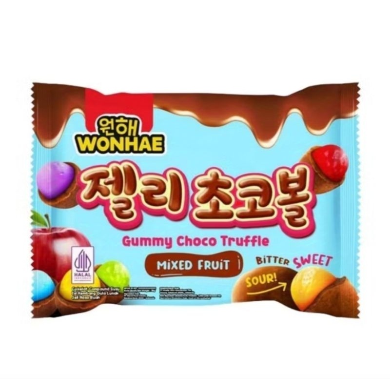

wonhae gummy choco Truffle Mixed Fruit 35 gr.