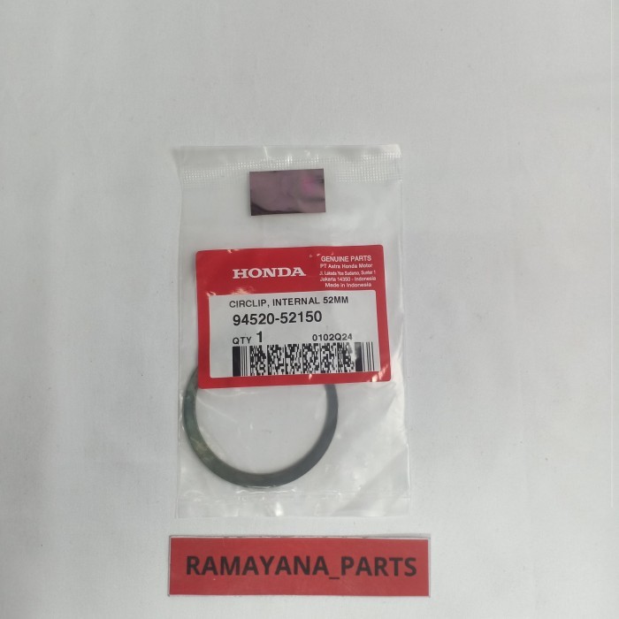 Circlip Internal 52MM Beat eSP Spacy FI Scoopy eSP Vario 110 eSP 9452052150 berkualitas