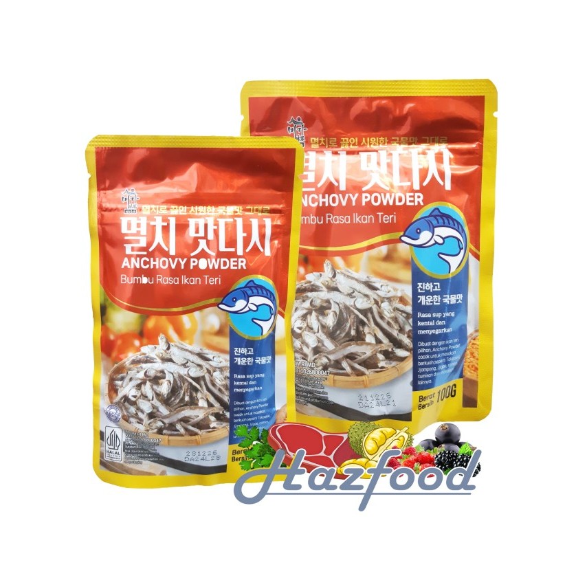 

Dashida Anchovy Powder Bumbu Rasa Ikan Teri (50G/100G) | Soup Stock Anchovy