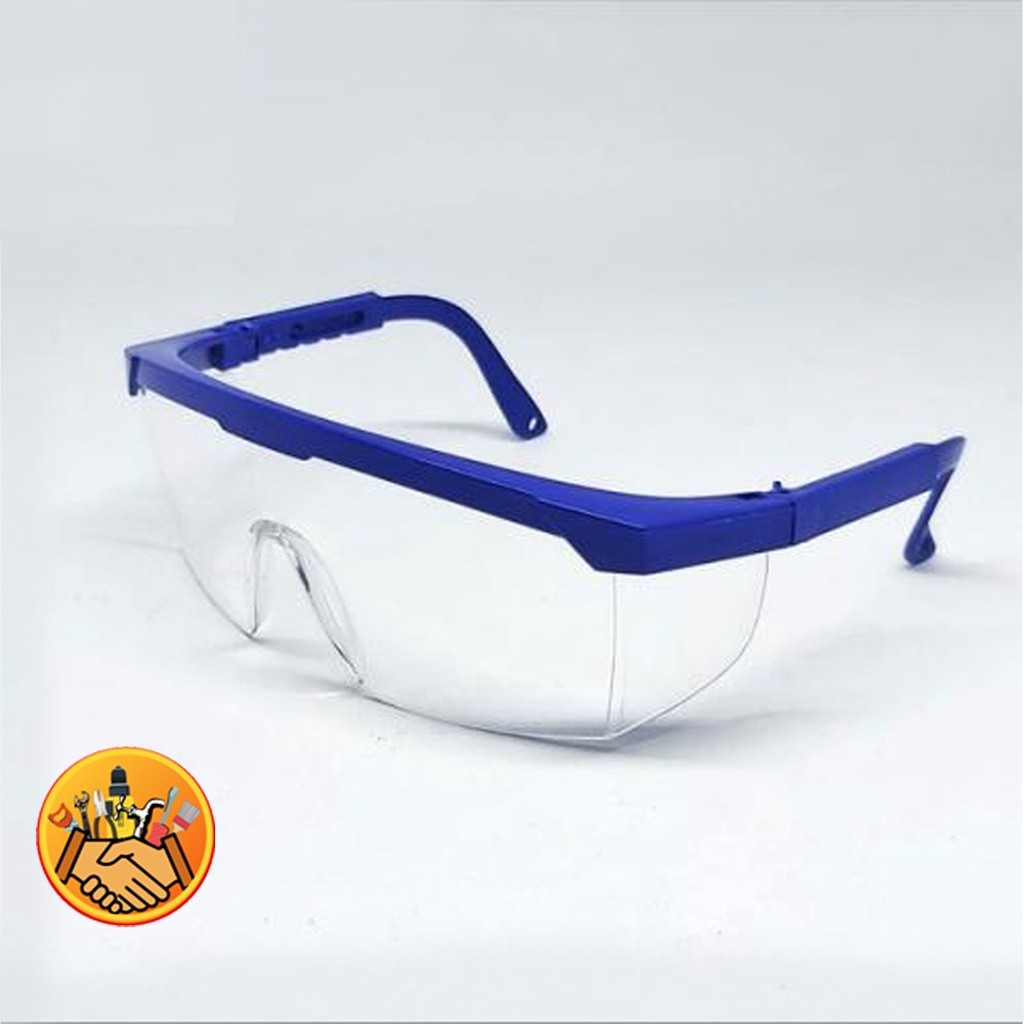 Kaca Mata Gerinda Bening / Safety Glasess / Kaca Mata Safety / Kaca Mata Gerinda Bor