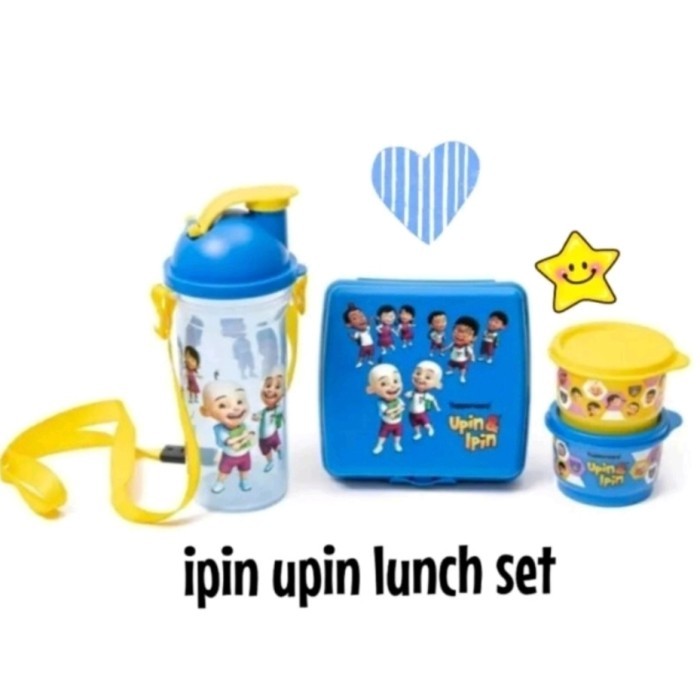 ipin upin lunch set - tanpa tas