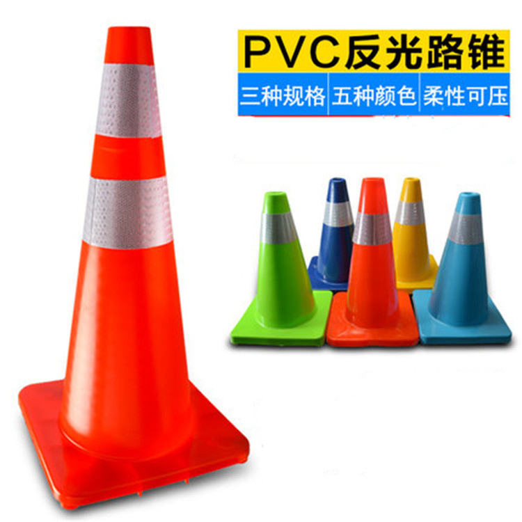 Kerucut Jalan Reflektif PVC Kerucut Dilarang Parkir Kerucut Penghalang Jalan Kerucut Salju Silakan J