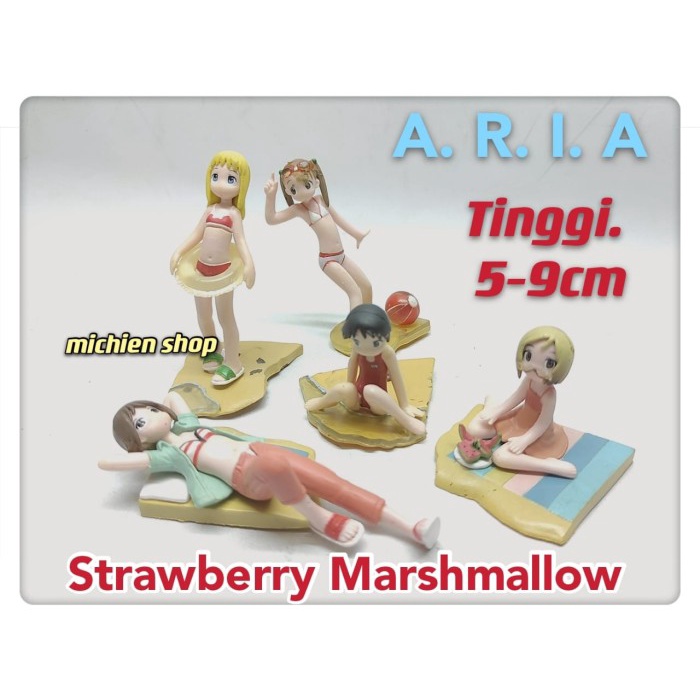 Action figure the strawberry marshmallow /toppr cake